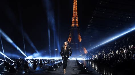 naomi campbell closing ysl|Meanwhile In Paris, Naomi Campbell Storms The Eiffel Tower In .